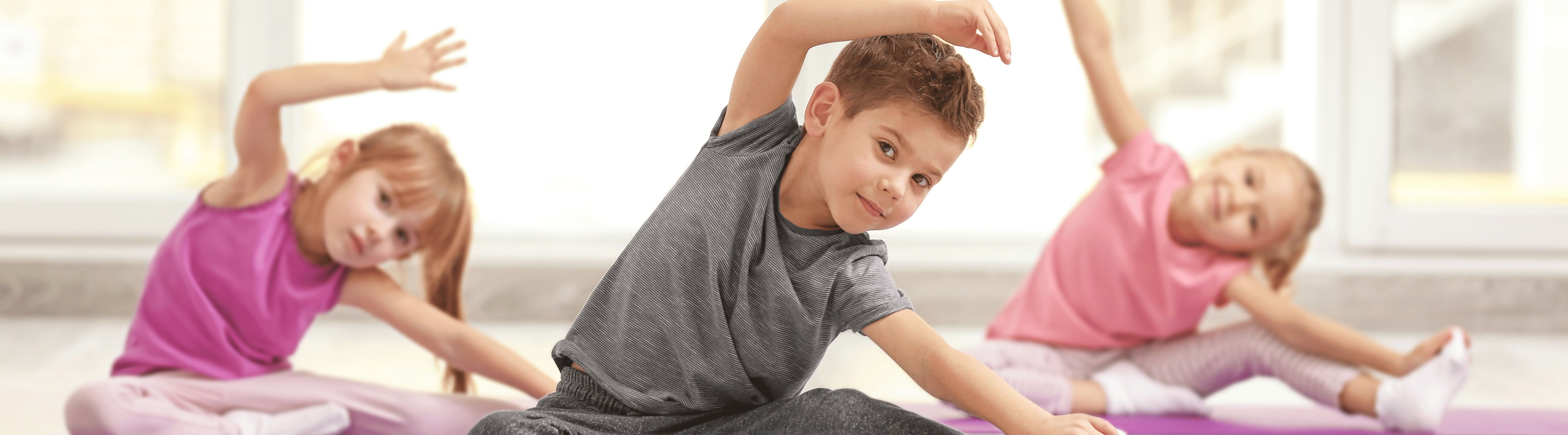 Banner Yoga für Kinder